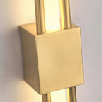 NordicGlanz: Black LED Wall Light Modern – Luxurious Design with Gold for Living & Dining Rooms