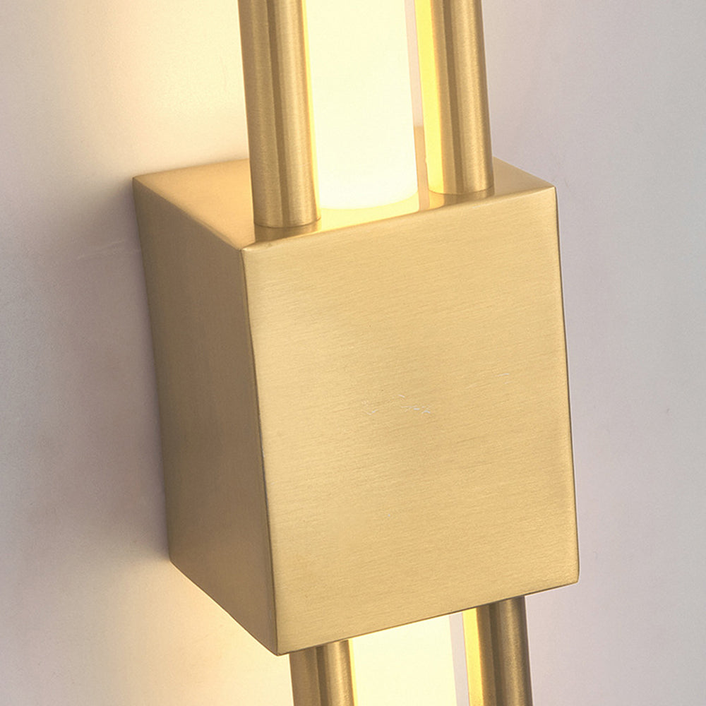 NordicGlanz: Black LED Wall Light Modern – Luxurious Design with Gold for Living & Dining Rooms
