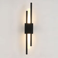 NordicGlanz: Black LED Wall Light Modern – Luxurious Design with Gold for Living & Dining Rooms