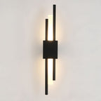 NordicGlanz: Black LED Wall Light Modern – Luxurious Design with Gold for Living & Dining Rooms