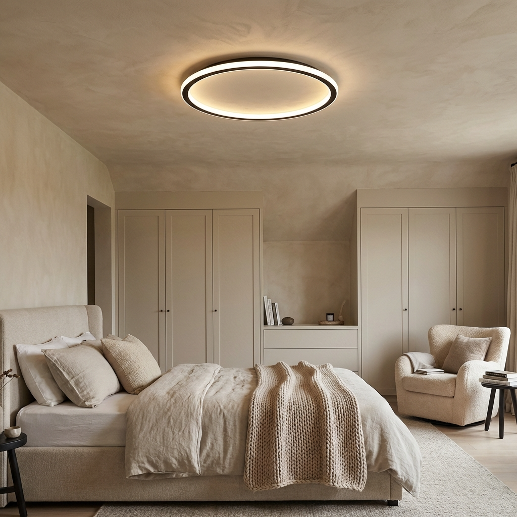 Ceiling Light Nordic Round Ring Integrated LED Ceiling Mount