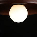 NordischPur: Round Wooden Ceiling Light Minimalistic – Stylish & Bright for Hallway & Dining Room