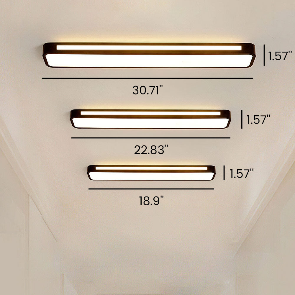 NordicLine: Long LED Ceiling Light Minimalist – Modern & Stylish for Dining Rooms & Living Rooms