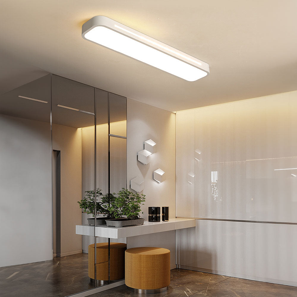 NordicLine: Long LED Ceiling Light Minimalist – Modern & Stylish for Dining Rooms & Living Rooms