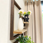 NordischerForm: Modern Wall Shelves – Set of 4, Multifunctional & Floating for Books, Plants & Photos in the Living Room