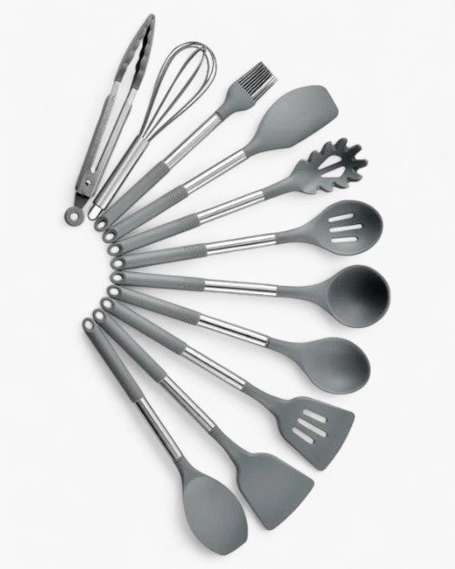 NordicChef: Silicone Kitchen Utensils – 13-Piece Set Heat Resistant & BPA-Free for Modern Kitchens