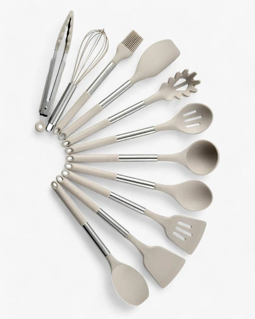NordicChef: Silicone Kitchen Utensils – 13-Piece Set Heat Resistant & BPA-Free for Modern Kitchens
