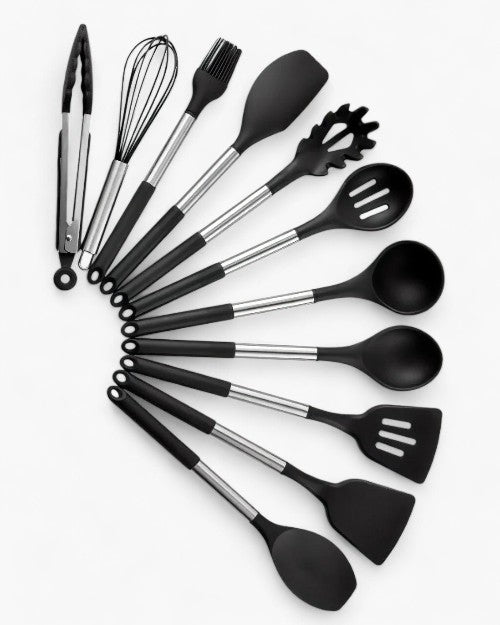 NordicChef: Silicone Kitchen Utensils – 13-Piece Set Heat Resistant & BPA-Free for Modern Kitchens