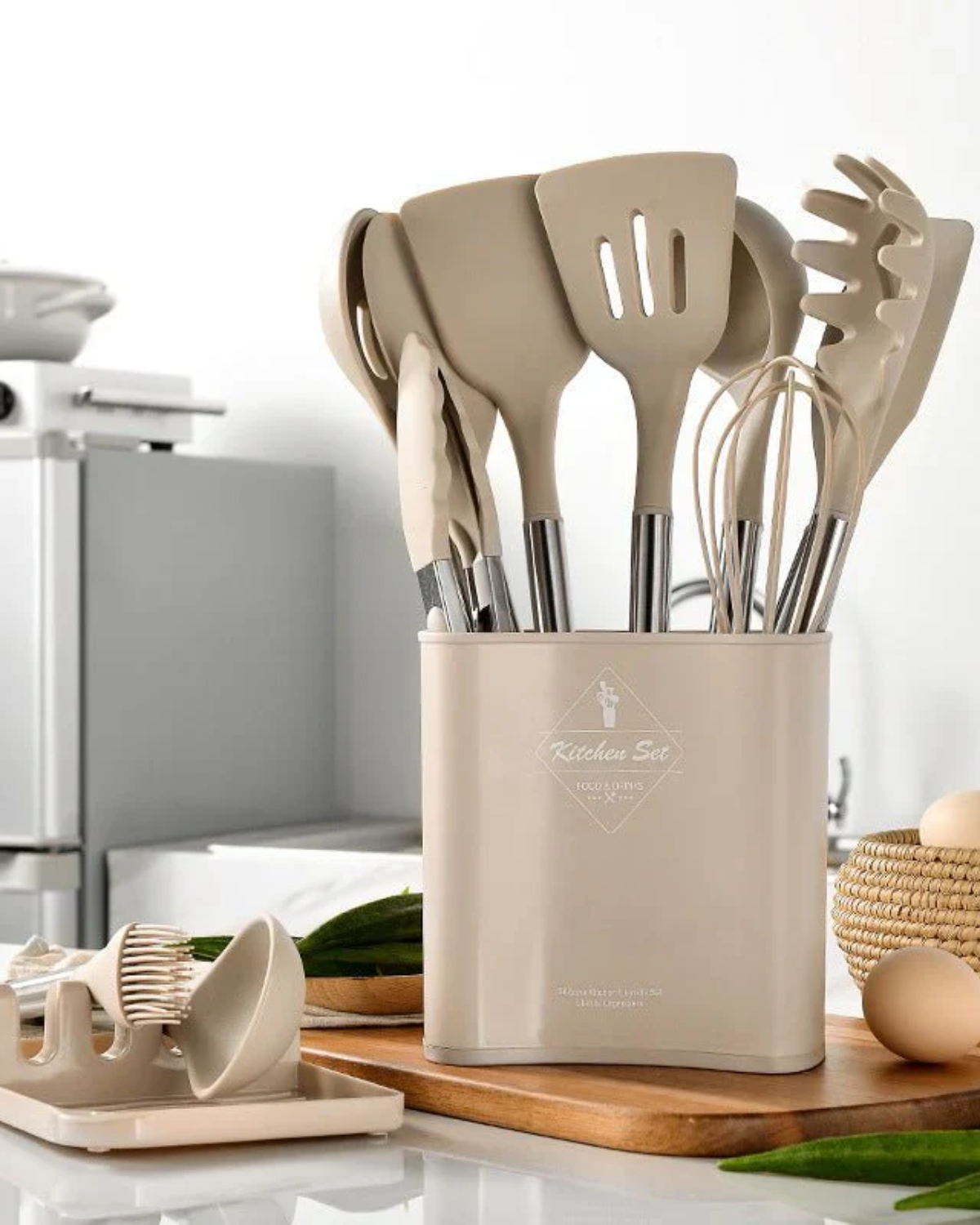 NordicChef: Silicone Kitchen Utensils – 13-Piece Set Heat Resistant & BPA-Free for Modern Kitchens