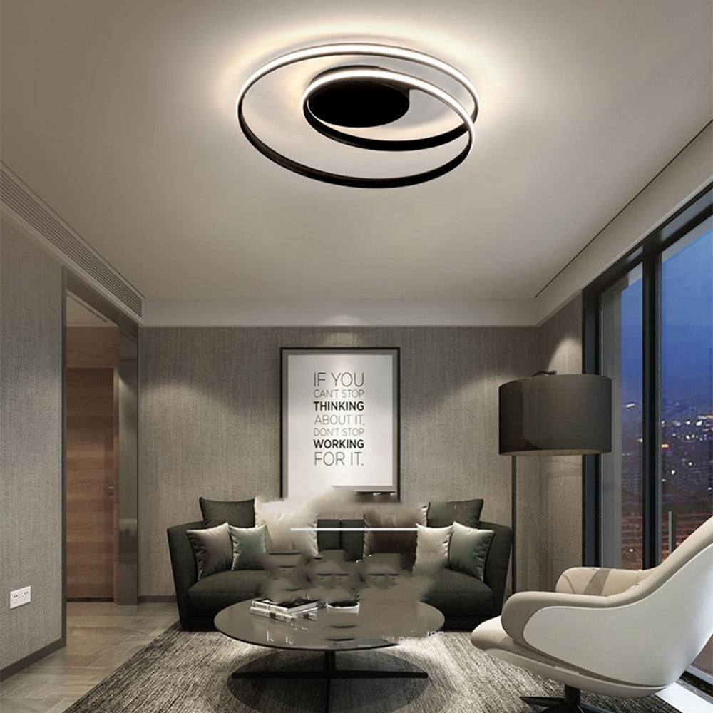 NordicIron: Minimalistic LED Ceiling Light Iron Modern – Stylish & Functional for Living Room & Bedroom