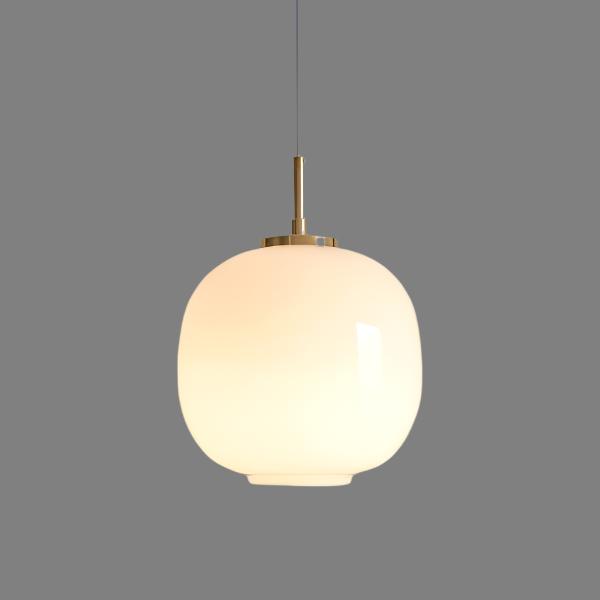 Nordvyn: Scandinavian Opal Glass Pendant Light – Soft Light for Living Room & Dining Room