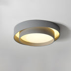 Norvyn: Round LED Ceiling Light in Nordic Art Deco Style – for Living Room & Bedroom