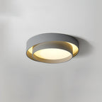 Norvyn: Round LED Ceiling Light in Nordic Art Deco Style – for Living Room & Bedroom