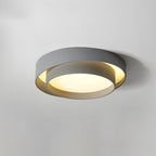 Norvyn: Round LED Ceiling Light in Nordic Art Deco Style – for Living Room & Bedroom