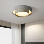 Norvyn: Round LED Ceiling Light in Nordic Art Deco Style – for Living Room & Bedroom