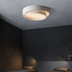 Norvyn: Round LED Ceiling Light in Nordic Art Deco Style – for Living Room & Bedroom