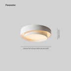Norvyn: Round LED Ceiling Light in Nordic Art Deco Style – for Living Room & Bedroom