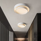 Norvyn: Round LED Ceiling Light in Nordic Art Deco Style – for Living Room & Bedroom