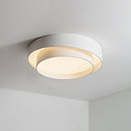 Norvyn: Round LED Ceiling Light in Nordic Art Deco Style – for Living Room & Bedroom