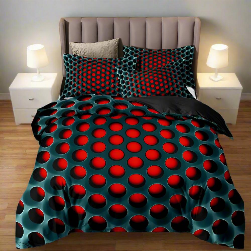 NovaTraum: Modern Duvet Cover Set – Soft, Breathable & Decorative with Cosmic Pattern for Bedroom