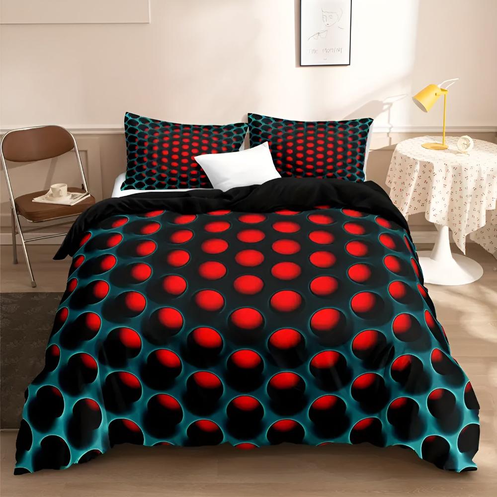 NovaTraum: Modern Duvet Cover Set – Soft, Breathable & Decorative with Cosmic Pattern for Bedroom