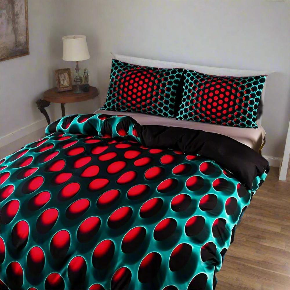 NovaTraum: Modern Duvet Cover Set – Soft, Breathable & Decorative with Cosmic Pattern for Bedroom