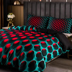 NovaTraum: Modern Duvet Cover Set – Soft, Breathable & Decorative with Cosmic Pattern for Bedroom