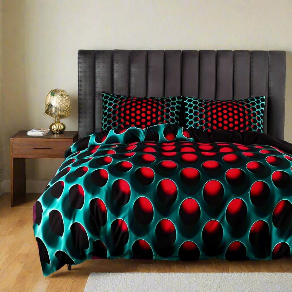 NovaTraum: Modern Duvet Cover Set – Soft, Breathable & Decorative with Cosmic Pattern for Bedroom