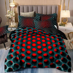 NovaTraum: Modern Duvet Cover Set – Soft, Breathable & Decorative with Cosmic Pattern for Bedroom