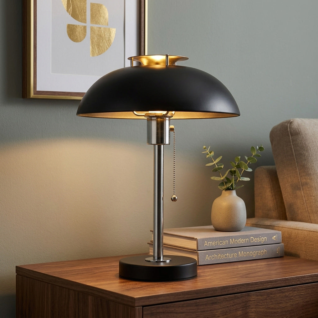 Nova Iron Dome Retro Table Lamp