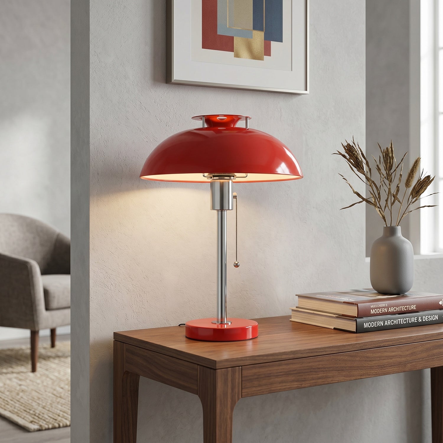 Nova Iron Dome Retro Table Lamp