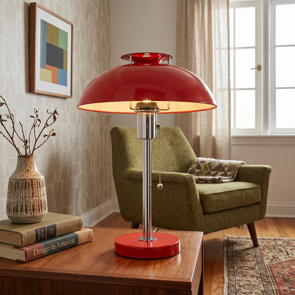 Nova Iron Dome Retro Table Lamp