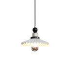 Nova Pleated Ceramic Pendant Lamp