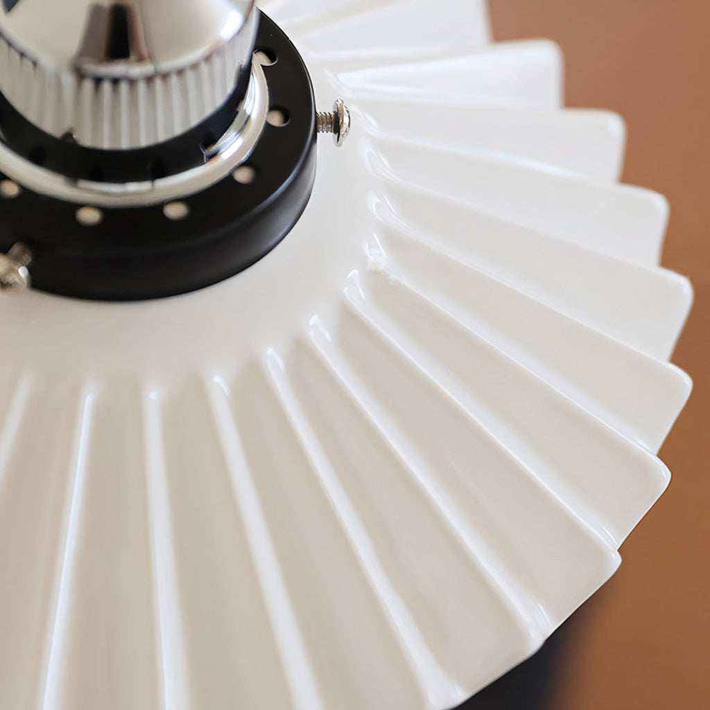 Nova Pleated Ceramic Pendant Lamp