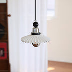 Nova Pleated Ceramic Pendant Lamp