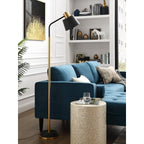 Novak Angled Task Arm Metal Floor Lamp