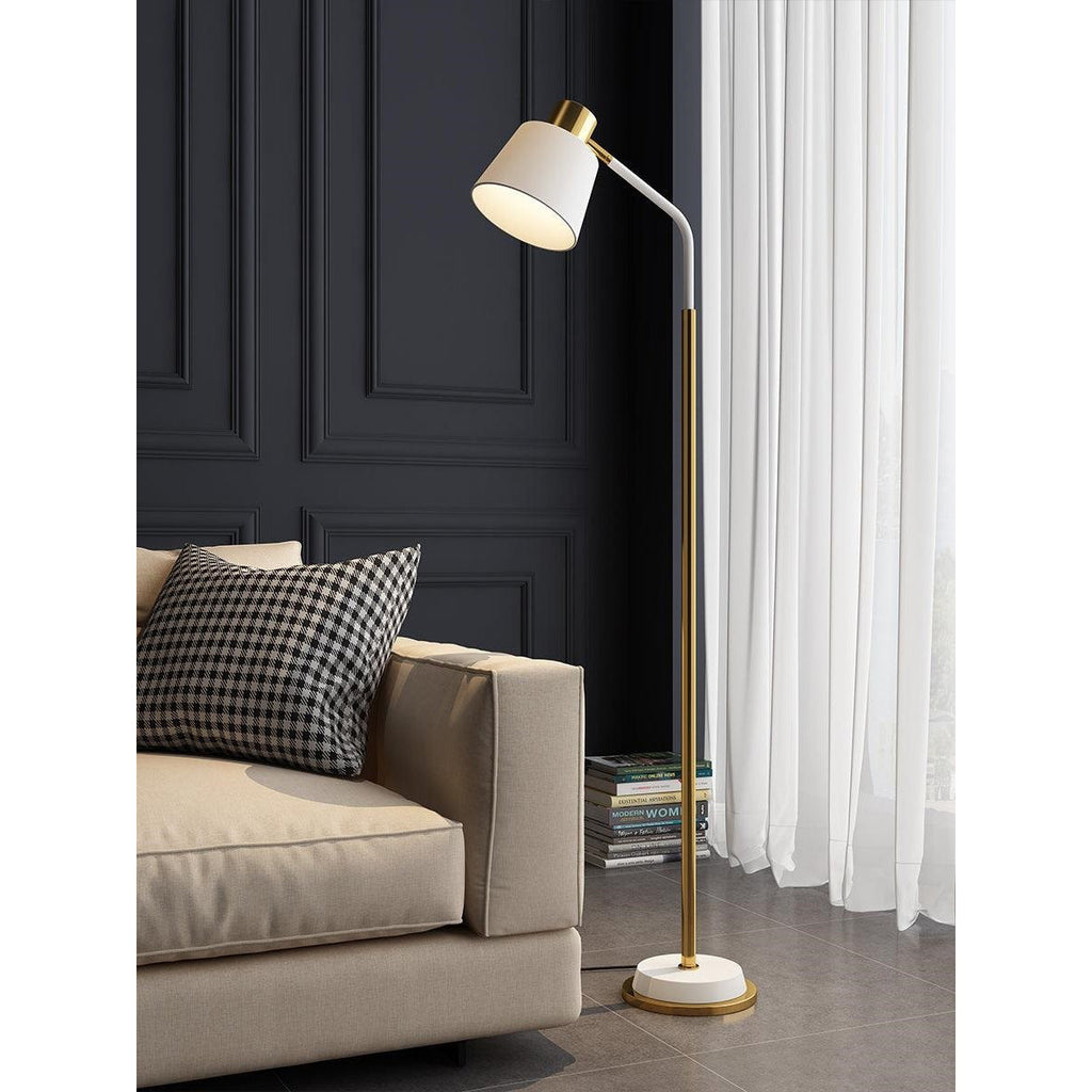 Novak Angled Task Arm Metal Floor Lamp