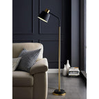 Novak Angled Task Arm Metal Floor Lamp