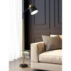 Novak Angled Task Arm Metal Floor Lamp
