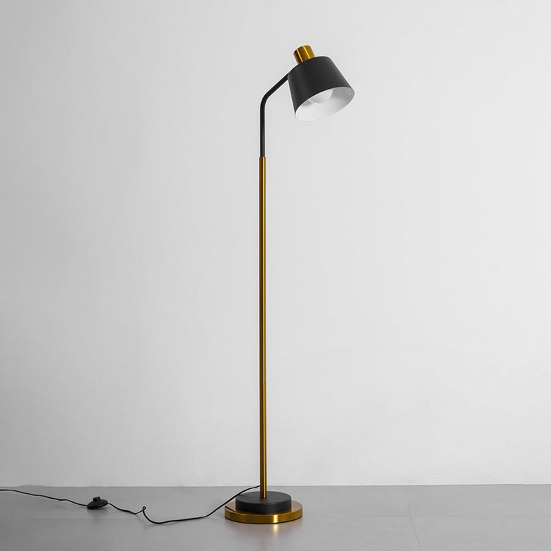 Novak Angled Task Arm Metal Floor Lamp