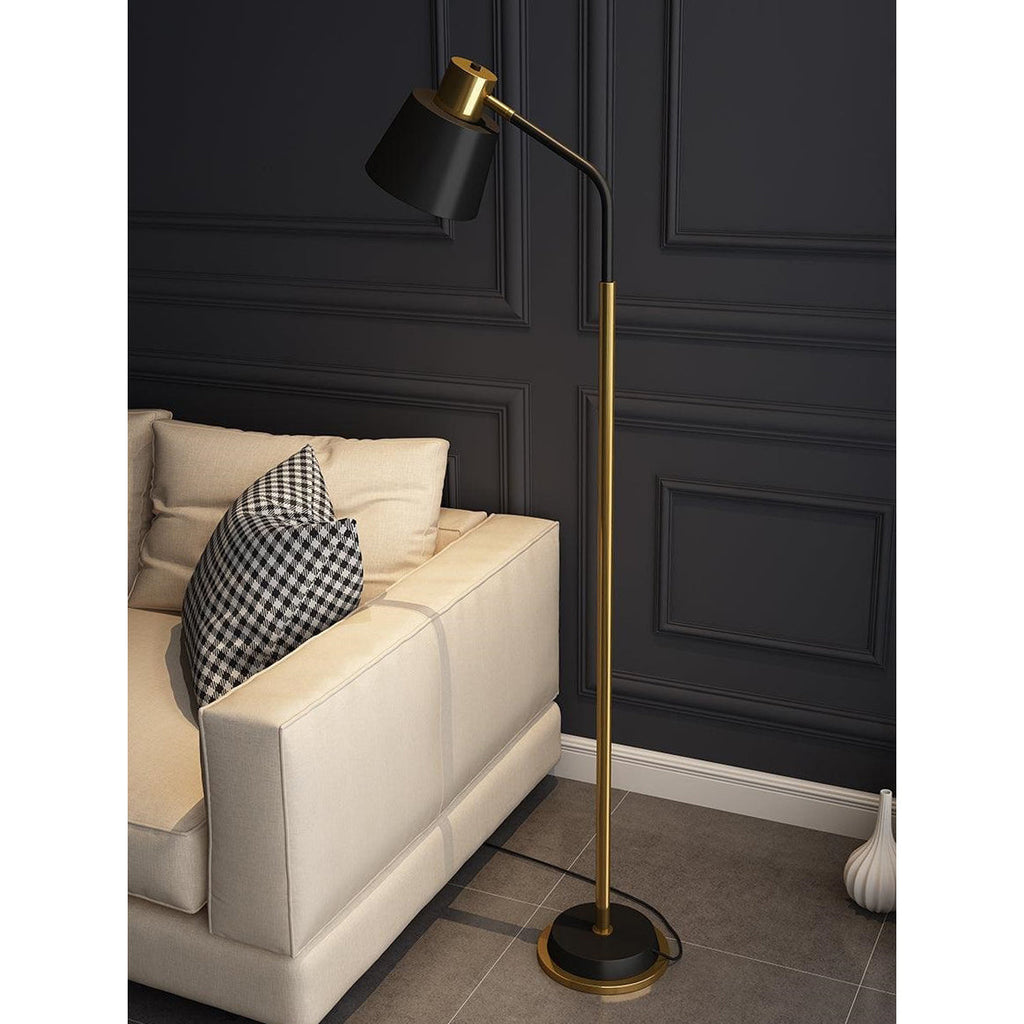Novak Angled Task Arm Metal Floor Lamp