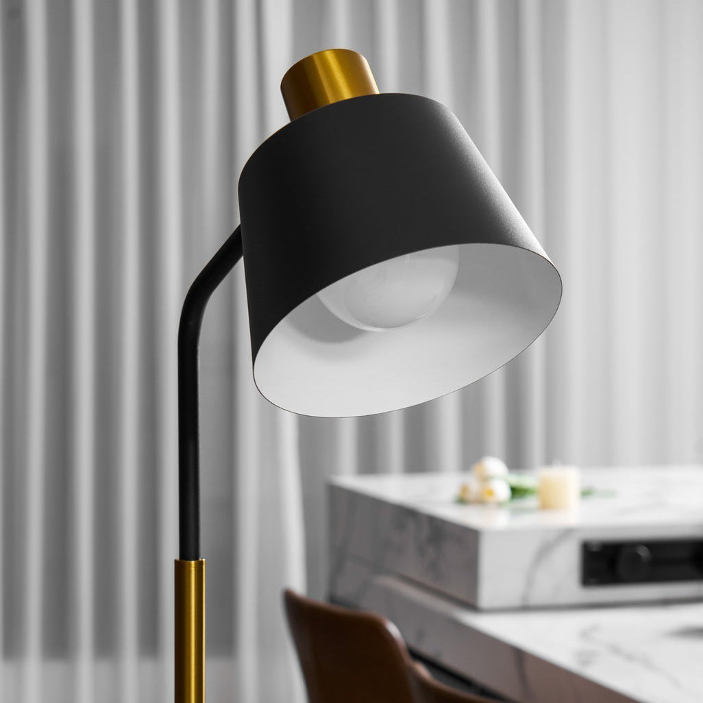 Novak Angled Task Arm Metal Floor Lamp