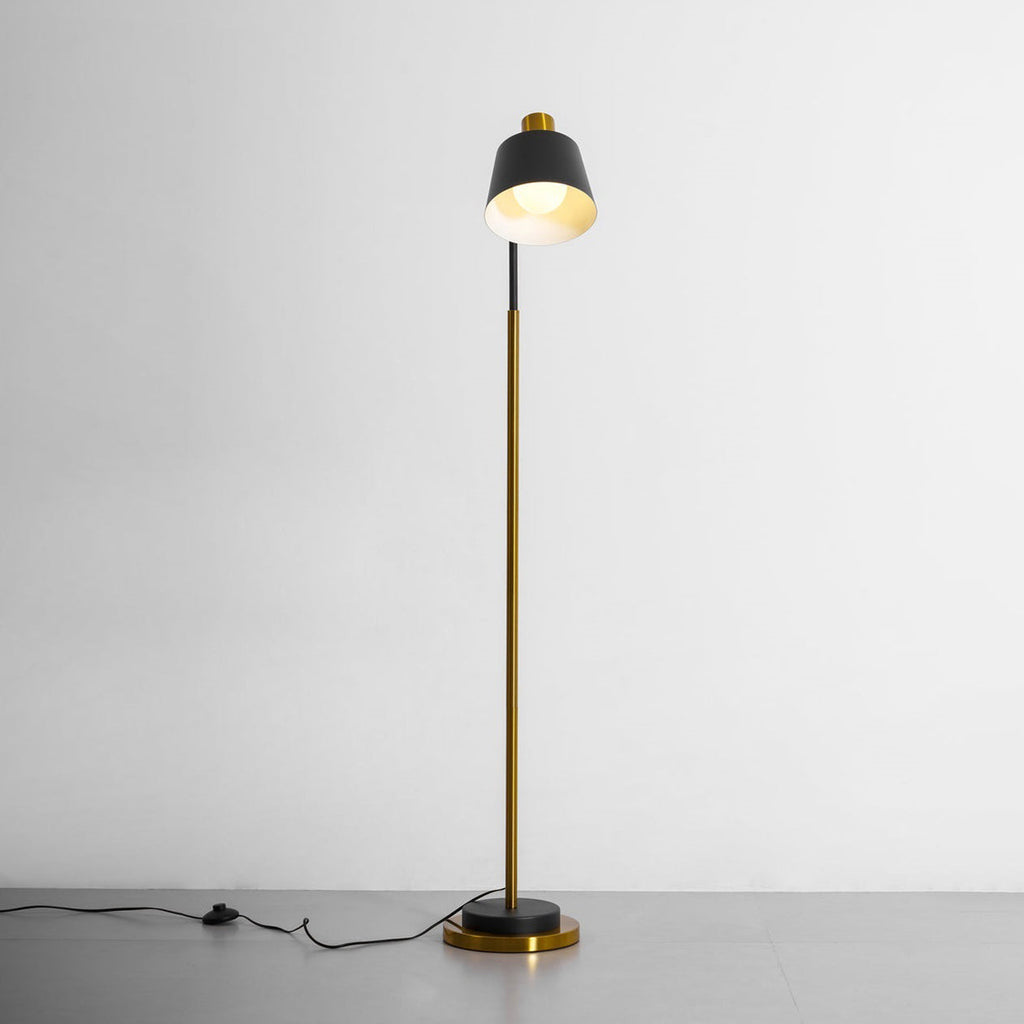 Novak Angled Task Arm Metal Floor Lamp