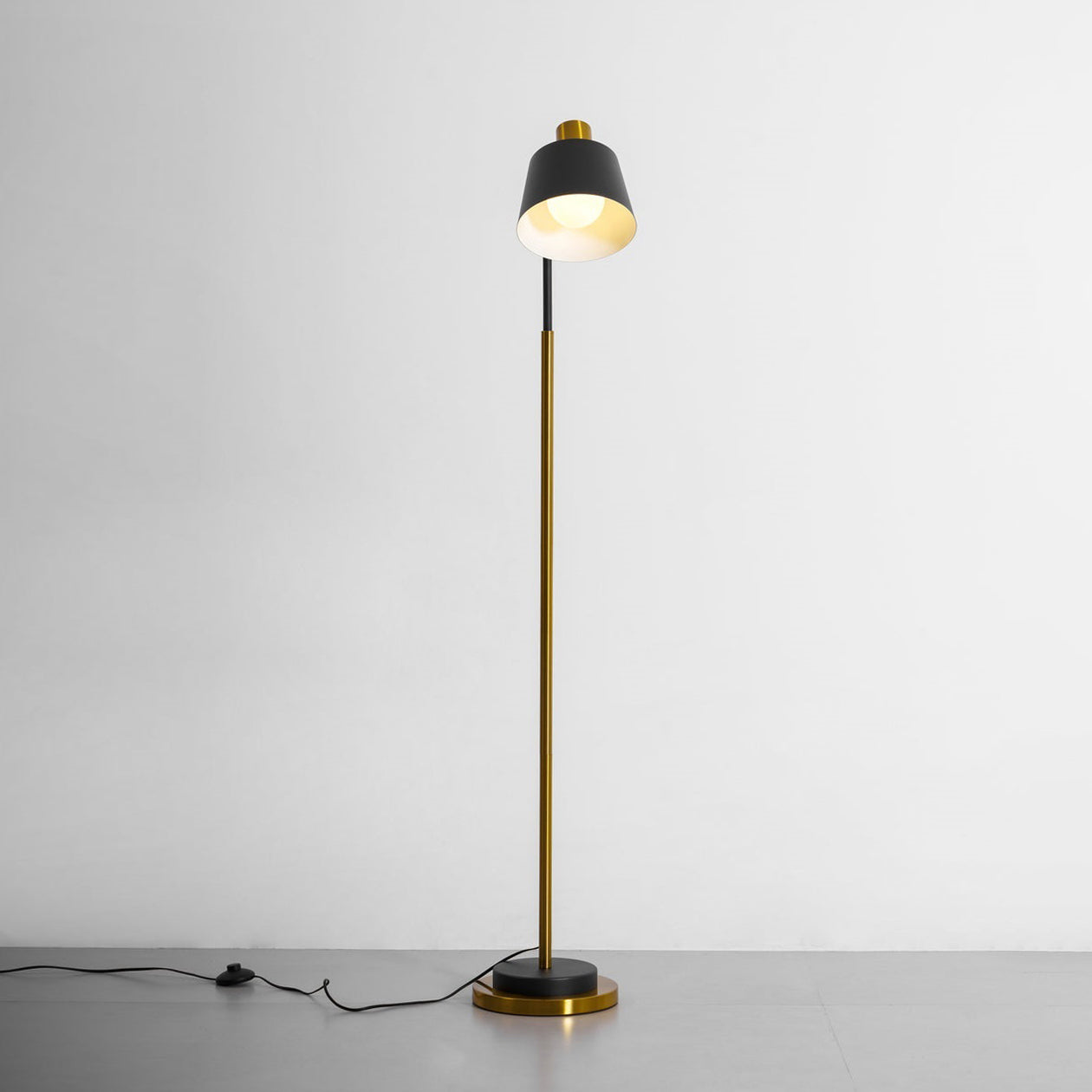 Novak Angled Task Arm Metal Floor Lamp