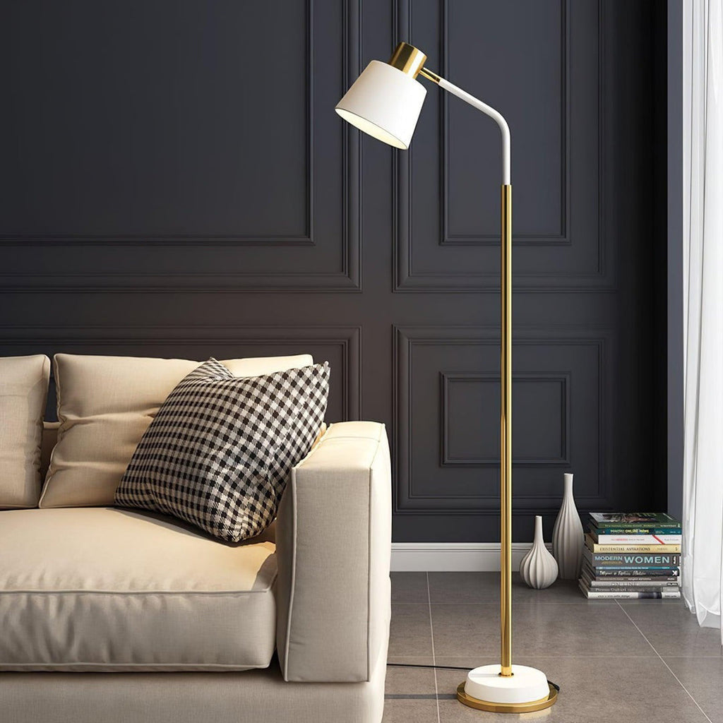 Novak Angled Task Arm Metal Floor Lamp