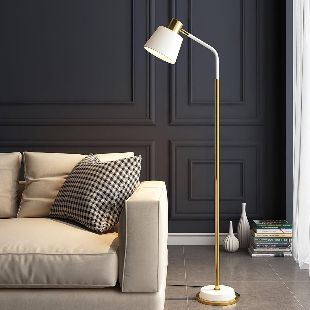 Novak Angled Task Arm Metal Floor Lamp