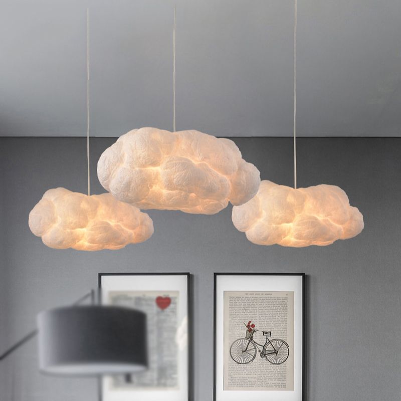 Nuvora: Cloud-Shaped LED Pendant Light – for Living Room & Children's Room