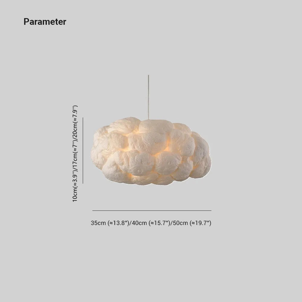 Nuvora: Cloud-Shaped LED Pendant Light – for Living Room & Children's Room