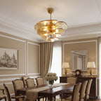 Nympha Tiered Glass Chandelier