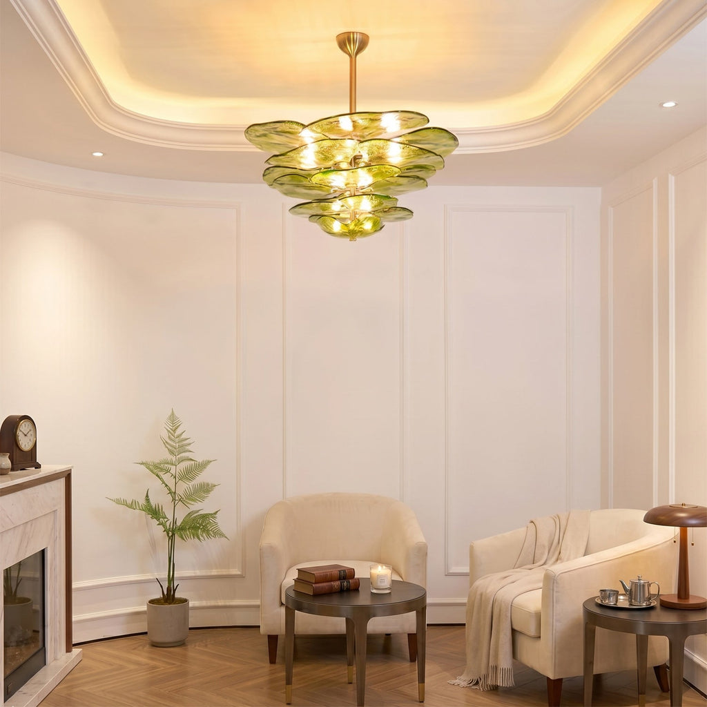 Nympha Tiered Glass Chandelier